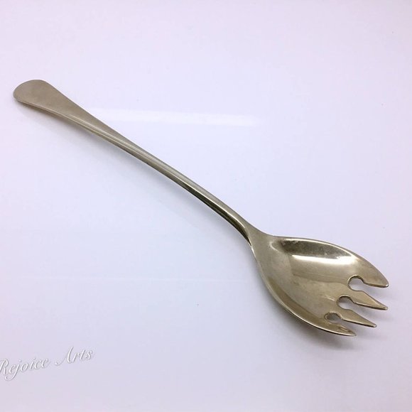 Two Vintage Silverplated Italy Salad Serving Forks - Picture 2 of 3